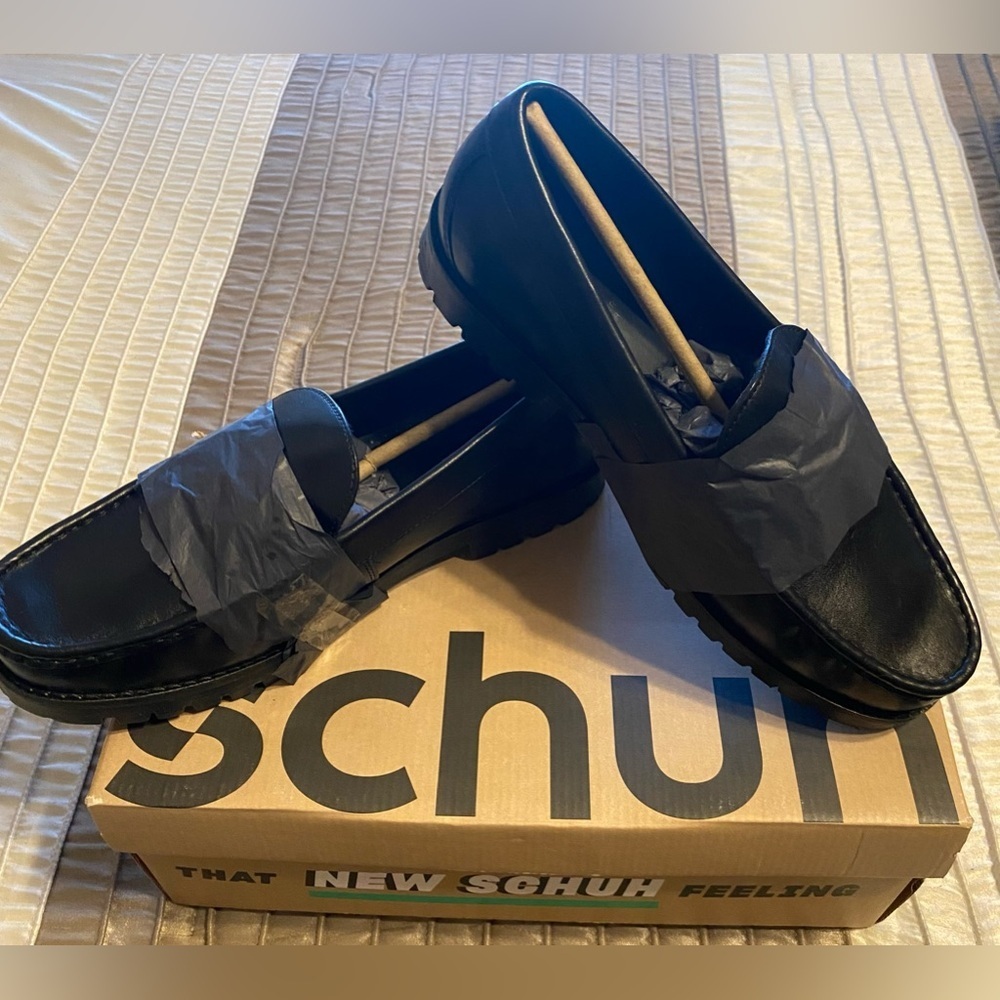 Schuh - NEW - ralph chunky snaffle loafers in black leather. Size 10. (UK-9) - Picture 6 of 13